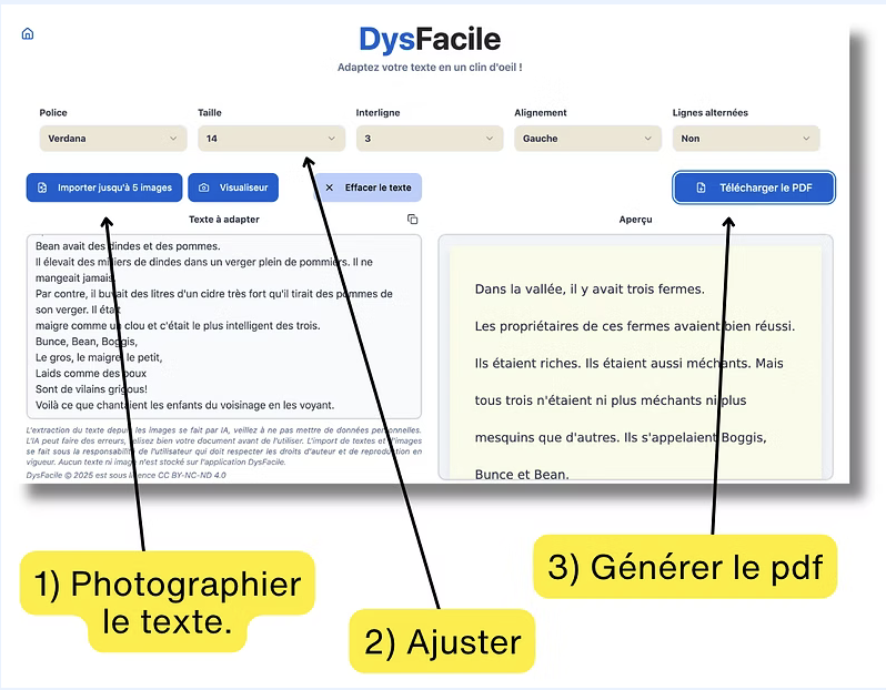 L'IA au service de l'accessibilité dysfacile