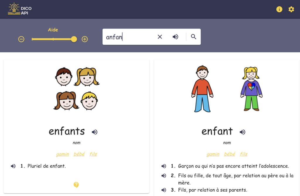 Outils élèves dicoapi anfan